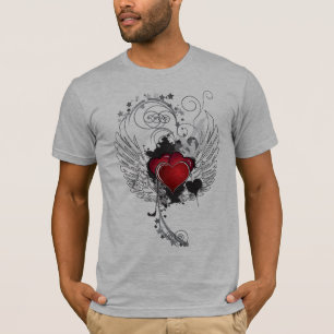 Camiseta Asas dos corações do Grunge