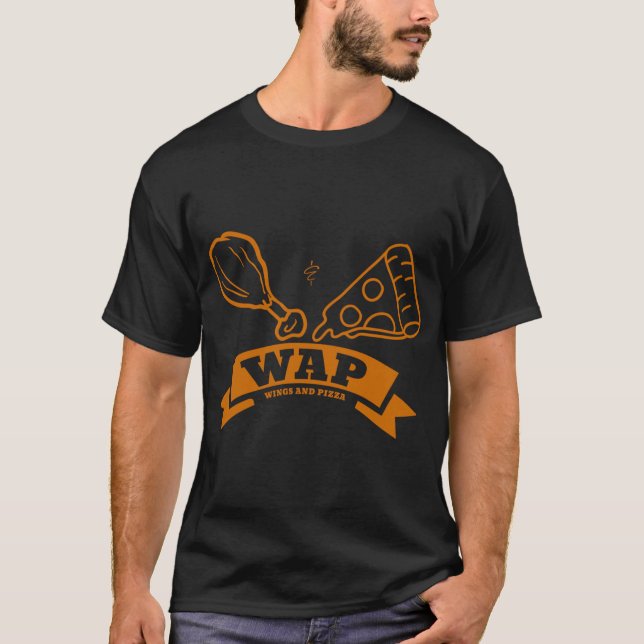 Camiseta Asas e Pizza - WAP - Lardi B (Frente)