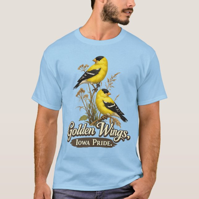 Camiseta Asas Ensolaradas da Pradaria (Frente)