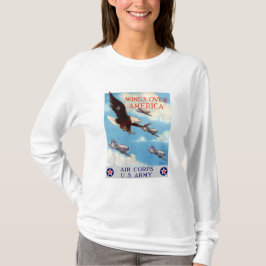 Camiseta Asas sobre América -- Corpo de ar