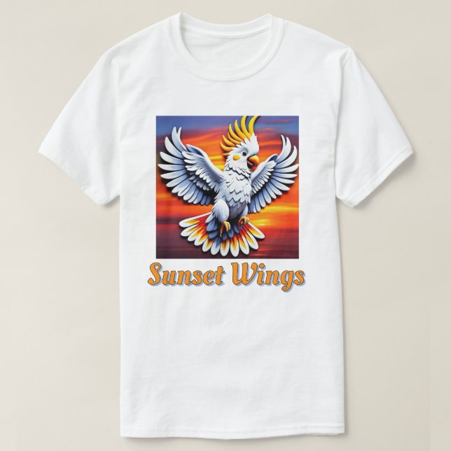CAMISETA " ASAS SUNSET " (Frente do Design)