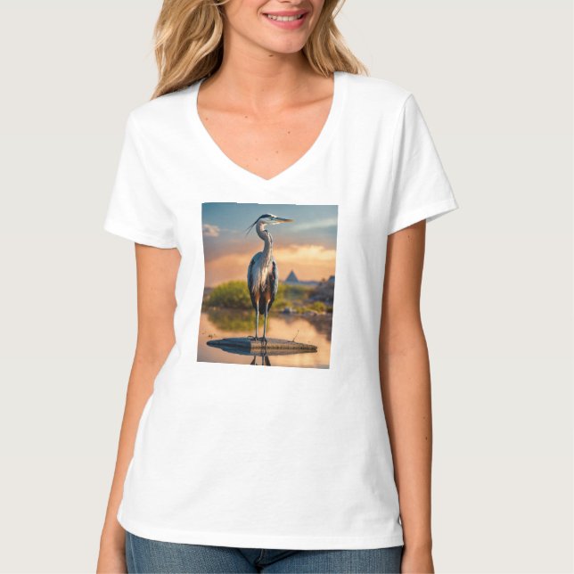 Camiseta Ascendência Azul – A Garça da Luz (Frente)
