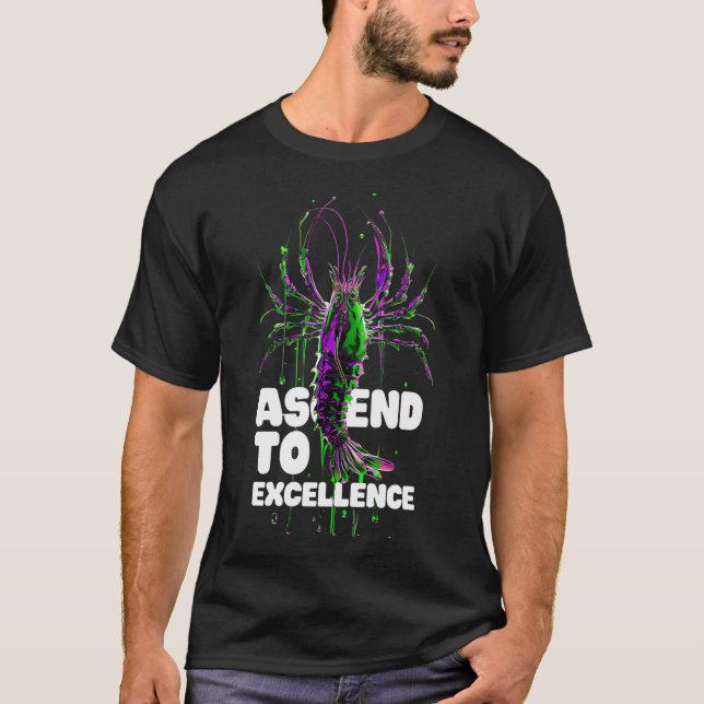 Camiseta Ascender ao Camarão Fada de Excelência (Frente)