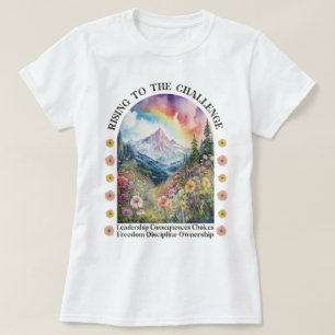 Camiseta Ascensão ao Desafio do Escolar Doméstico Cristão