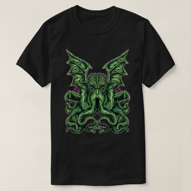 Camiseta Ascensão Cthulhu (Frente do Design)