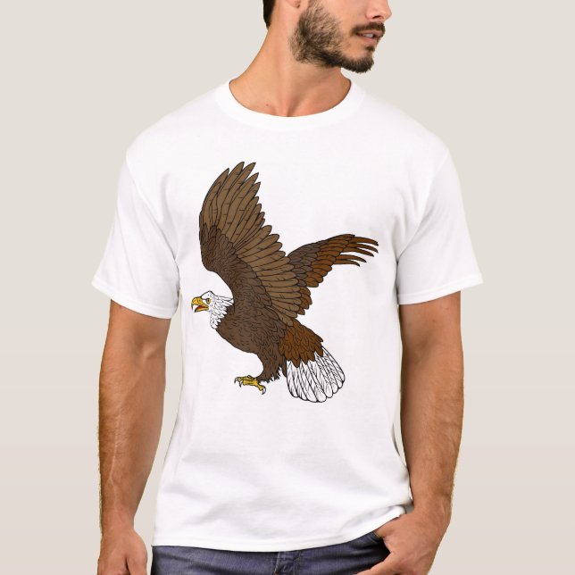 Camiseta Ascensão da águia americana (Frente)