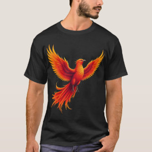 Camiseta Ascensão da Fênix – Design de Renascimento e Poder