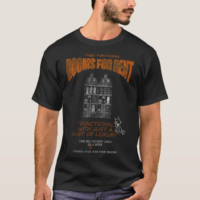 Camiseta Ascensão de comédia britânica Leonard Rossiter Ess (Frente)