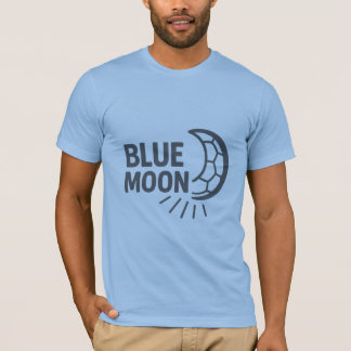 Camiseta Ascensão de Lua Azul Bella+Canvas Jersey Short Sle