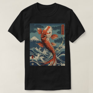 Camiseta Ascensão de Peixes Koi - Espírito Oceânico