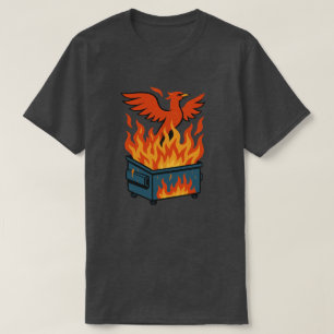 Camiseta Ascensão de Phoenix do incêndio do lixão