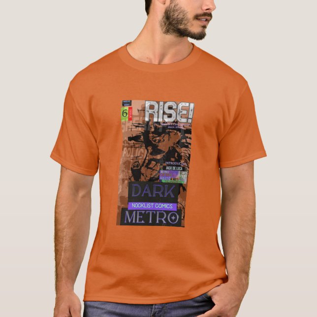 CAMISETA ASCENSÃO DO METRÔ ESCURO! (Frente)
