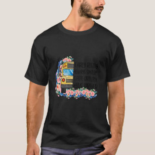 Camiseta Ascensão inicial do motorista do ônibus escolar