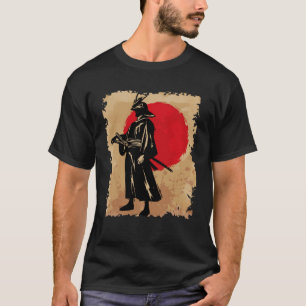 Camiseta Ascensão Japonesa Samurai Sun Bushido, Guerreiro J