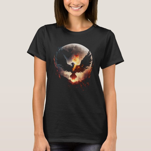 Camiseta Ascensão Phoenix De Ashes Resurrectio Renascer Nov (Frente)