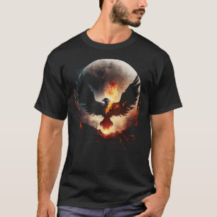 Camiseta Ascensão Phoenix De Ashes Resurrectio Renascer Nov