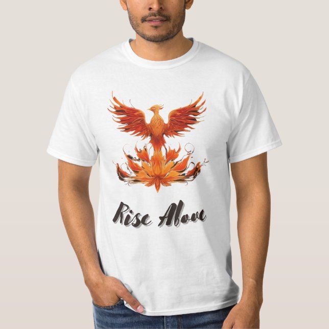 Camiseta Ascensão Phoenix - Símbolo de Força e Renovação (Frente)