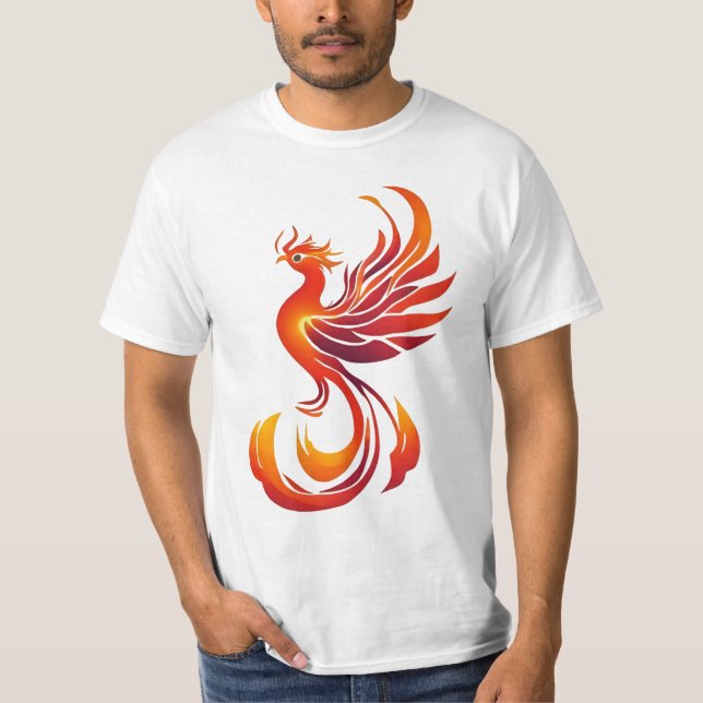 Camiseta Ascensão Phoenix - Símbolo de Força e Renovação (Frente)