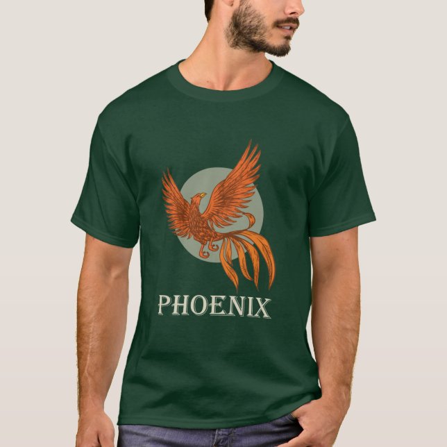Camiseta Ascensão Vermelha de Phoenix (Frente)