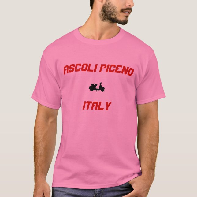 Camiseta Ascoli Piceno, Patinete da Itália (Frente)