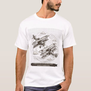 Camiseta Áses Voadores Divertidos