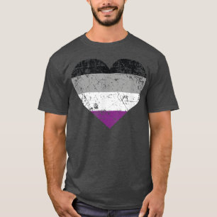 Camiseta Aseual Heart , Funny Cute LGBTQ Pride Gift