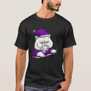 Camiseta Asexu Sinalizador Asexuado Asexu De Gato Com Raiva