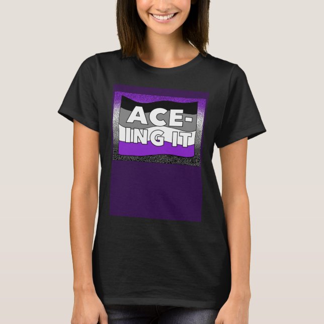 Camiseta Asexual ACE ing IT Pride LGBTQ+ (Frente)