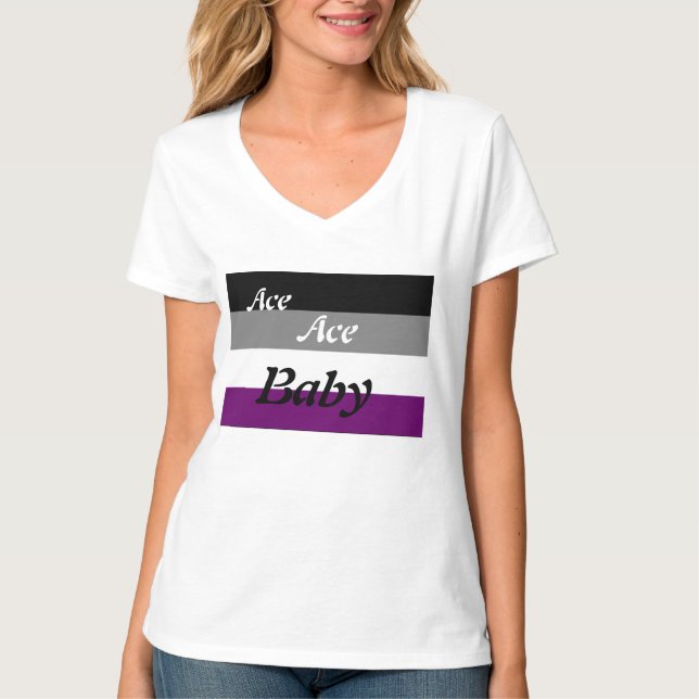 Camiseta Asexual do Orgulho de Canais (Frente)