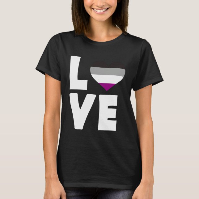 Camiseta Asexual Love  1 (Frente)