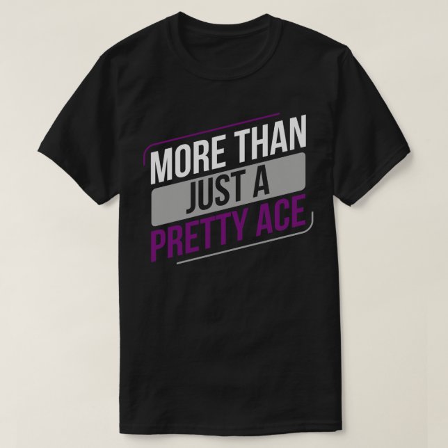 Camiseta Asexual Mais Engraçado do que um Bonito Asexuali (Frente do Design)