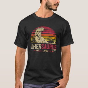 Camiseta Asher Saurus Funny Personalizado Dinossauro Person
