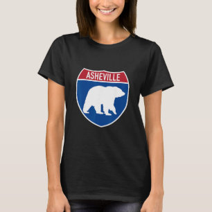 Camiseta Asheville Carolina do Norte Nc Rodovia Interestadu