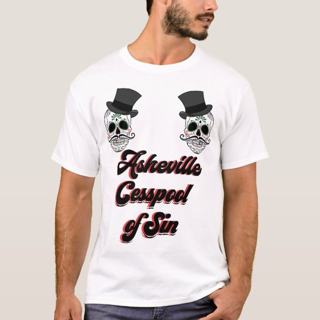 Camiseta Asheville - Cesspool of Sin (Frente)