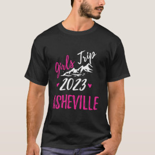 Camiseta Asheville Girls Trip 2023 Vacation Bachelorette