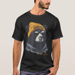 Camiseta Asheville Urso Wnc Hippie Avl Carolina do Norte Mo