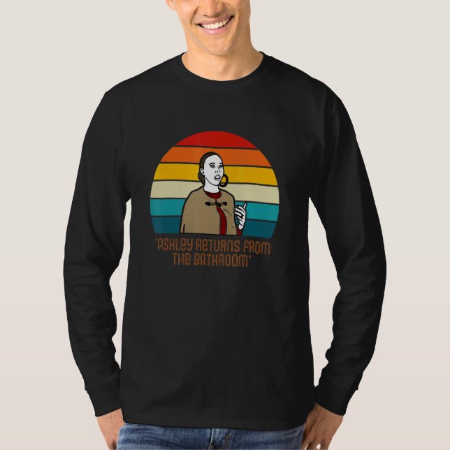 Camiseta Ashley Retorna Do Banheiro Apprel (Frente)