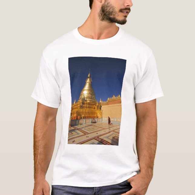 Camiseta Ásia, Birmânia (Mianmar) Mandalay, Sagaing Hill: (Frente)