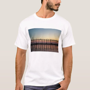 Camiseta Ásia, Birmânia (Mianmar) Silhueta de U Bien's