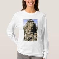 Ásia, Camboja, Siem Reap. Angkor Thom, cabeças de