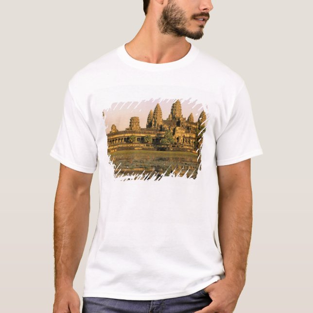 Camiseta Ásia, Camboja, Siem Reap. Angkor Wat. (Frente)