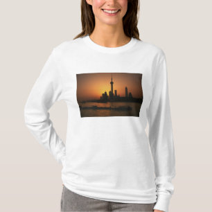 Camiseta ÁSIA, China, Xangai Vista da TV Oriental Pearl