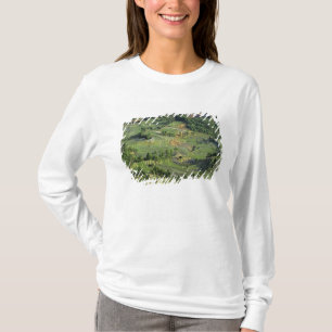 Camiseta Ásia, China, Yunnan, Yuanyang. Padrão de verde 2