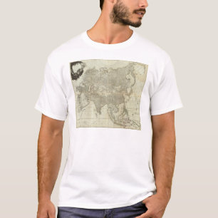 Camiseta Ásia composta, ilhas de acordo com o d'Anville