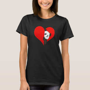Camiseta Asia Cute Love Panda Pun Bear Heart
