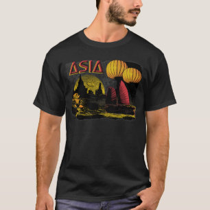 Camiseta Ásia de viagem