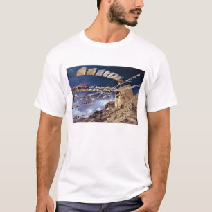 Camiseta Ásia, Índia, Ladakh, Leh. Conhecido como Pequeno