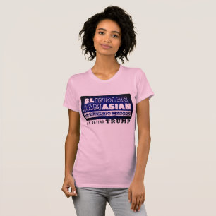 Camiseta Ásia-jamaicano-negro não importa