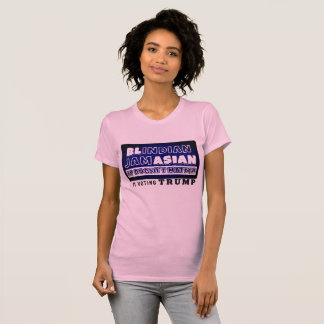 Camiseta Ásia-jamaicano-negro não importa