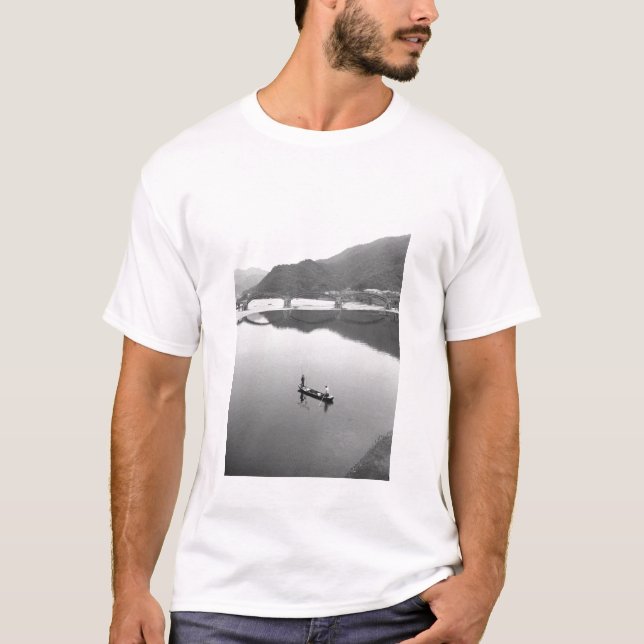 Camiseta Ásia, Japão, Iwakuni. Pescadores e históricos 2 (Frente)